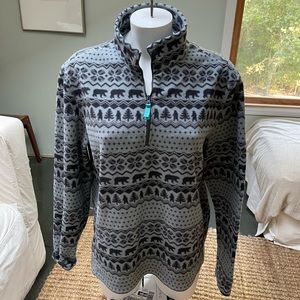 Chubbies 3/4 zip Fleece Pullover Medium